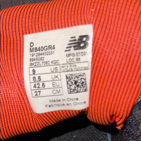 New Balance Charcoal and Black Athletic Sneakers - Picture 4 of 11